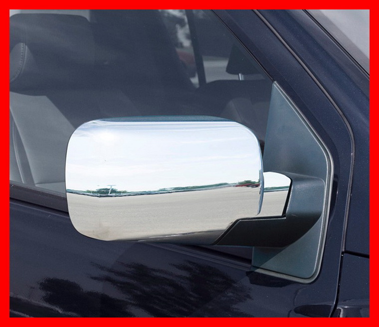 04-10 Nissan Armada Titan Chrome Mirror Covers Caps 09